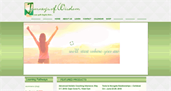 Desktop Screenshot of journeysofwisdom.com